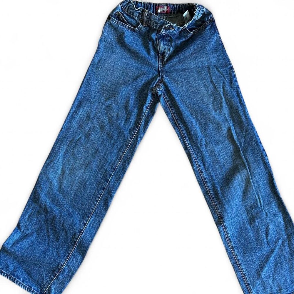 Old-navy boys Blue jeans sz 16 adjustable waist retro